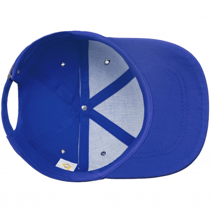 Бейсболка Bizbolka Capture, ярко-синяя, вид изнутри