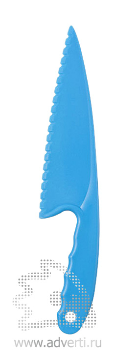 Нож пластиковый Argo, синий, вид прямо