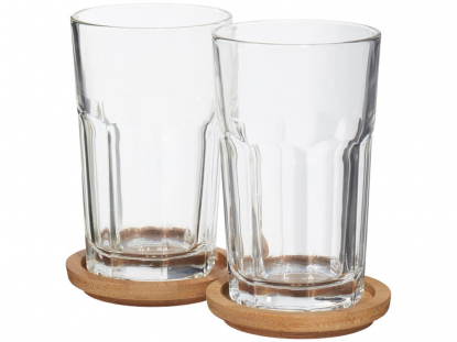 Набор стаканов Linden, два стакана с двумя костерами