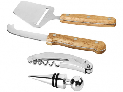 Подарочный набор для сыра и вина Nantes 4 предмета, содержание