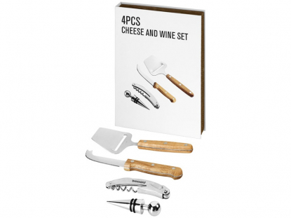 Подарочный набор для сыра и вина Nantes 4 предмета