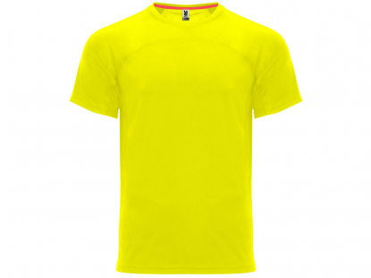Спортивная футболка Monaco, унисекс, ярко-жёлтая