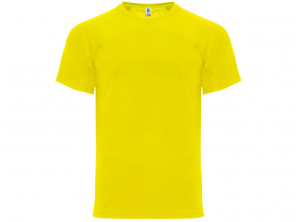 Спортивная футболка Monaco, унисекс, жёлтая