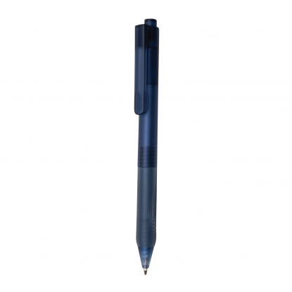 Ручка X9 с матовым корпусом, тёмно-синяя