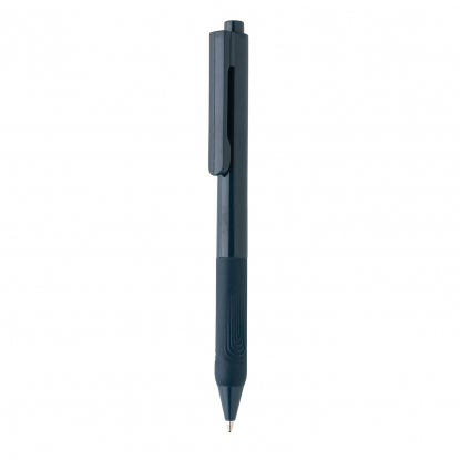 Ручка X9 с глянцевым корпусом, тёмно-синяя