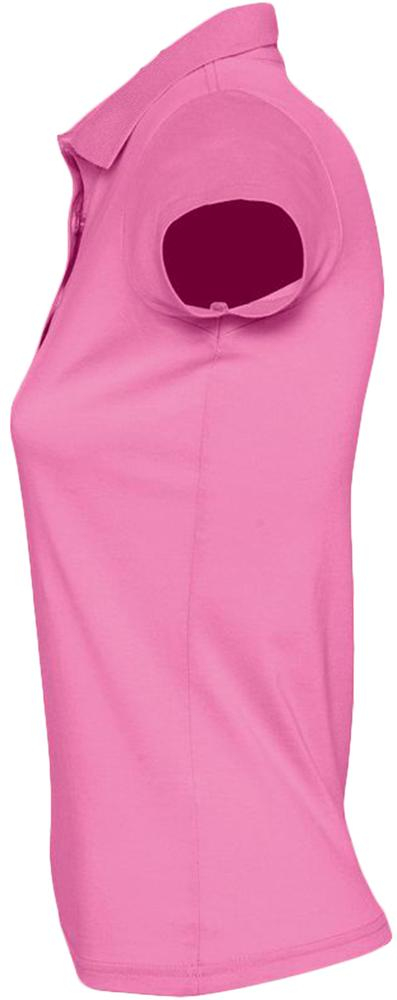 Рубашка поло Prescott Women 170, женская, розовая, вид сбоку