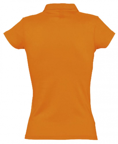 Рубашка поло Prescott Women 170, женская, оранжевая, спина