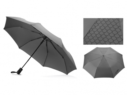 Зонт складной Marvy с проявляющимся рисунком, серый