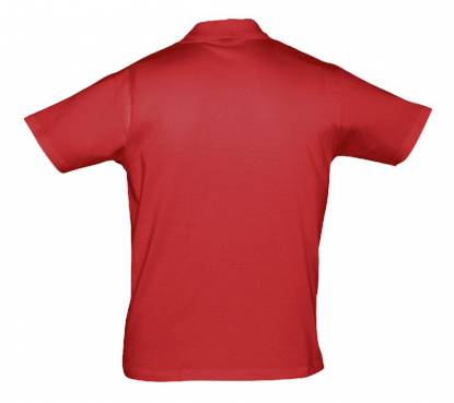 Рубашка поло Prescott 170, мужская, красная, спина