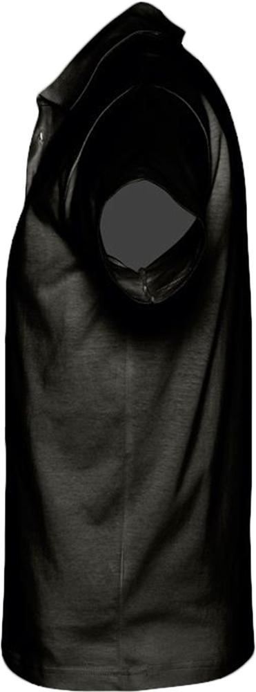 Рубашка поло Prescott 170, мужская, чёрная, вид сбоку