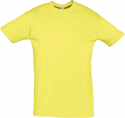 Футболка Regent 150, мужская, светло-желтая