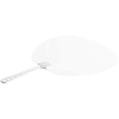 Веер Opahalo с белой ручкой, оборотная сторона