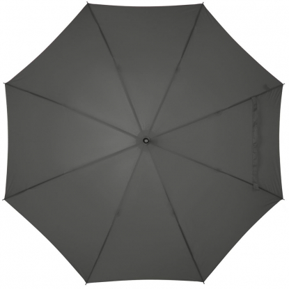 Зонт-трость LockWood ver.2, серый, купол