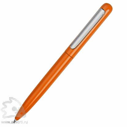 Ручка металлическая шариковая Skate, оранжевая
