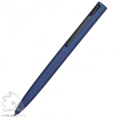 Ручка металлическая шариковая Bevel, синяя