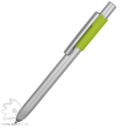 Ручка металлическая шариковая Bobble, зеленая