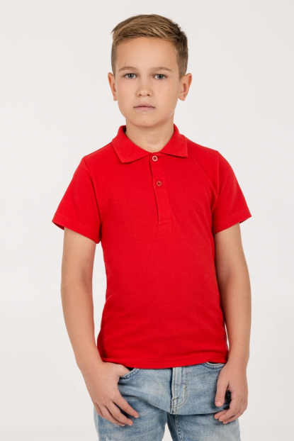 Рубашка поло детская Virma Kids, красная, пример использования