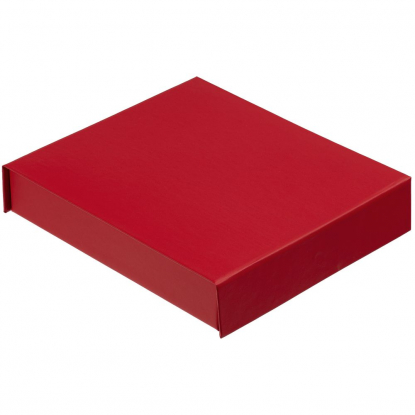 Коробка Latern для аккумулятора 5000 мАч, флешки и ручки, красная, общий вид