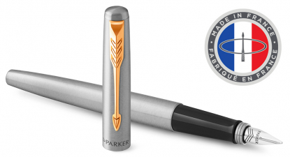 Ручка перьевая Parker Jotter Core F691 Stainless Steel GT