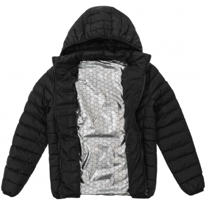 Куртка с подогревом Thermalli Chamonix, черная, в открытом виде