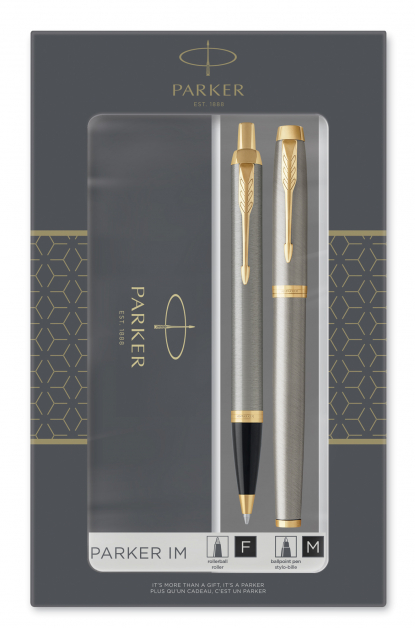 Набор Parker IM Core TK223 Brushed Metal GT