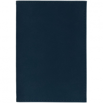 Обложка для паспорта Nubuk, синяя
