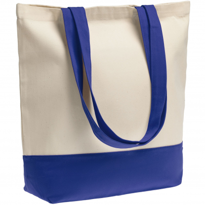 Холщовая сумка Shopaholic, синяя