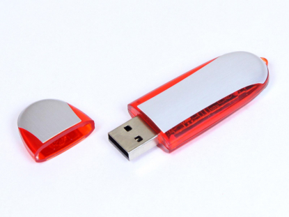 USB-флеш-карта Ergonomic, красная