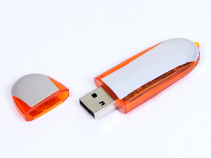 USB-флеш-карта Ergonomic 3.0, оранжевая