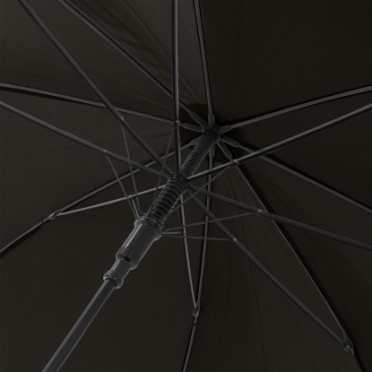 Зонт-трость Dublin, черный, спицы