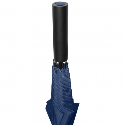 Зонт-трость Dublin, темно-синий, ручка