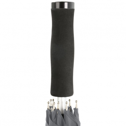 Зонт-трость Alu Golf AC, серый, ручка