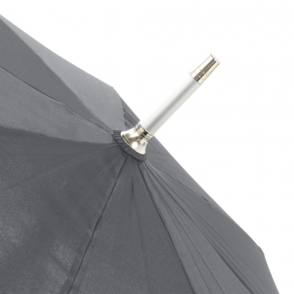 Зонт-трость Alu Golf AC, серый, купол