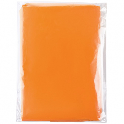 Дождевик-пончо RainProof, оранжевый, в упаковке