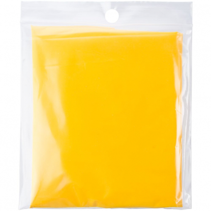 Дождевик-плащ CloudTime, желтый, в упаковке
