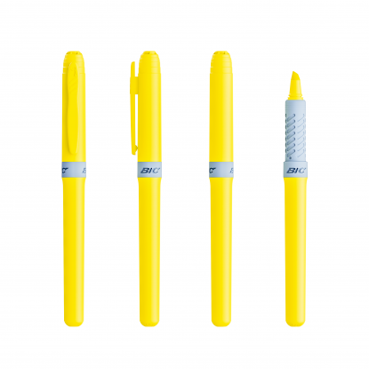 Маркер Bic Brite Liner, ярко-жёлтый