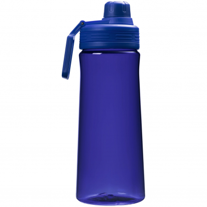 Бутылка для воды Drink Me, синяя, вид сбоку