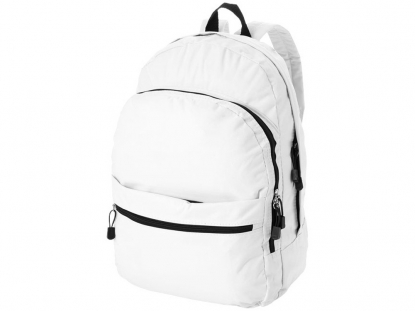 Рюкзак Trend с 2 отделениями на молнии и внешним карманом, белый