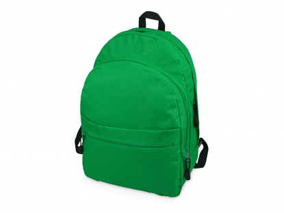 Рюкзак Trend с 2 отделениями на молнии и внешним карманом, зеленый