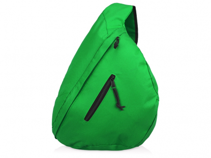 Рюкзак Brooklyn на одно плечо, зеленый, общий вид