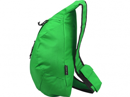 Рюкзак Brooklyn на одно плечо, зеленый, с другой стороны