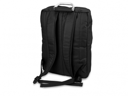 Рюкзак Boston для ноутбука 15,6", чёрный с красным, вид сзади