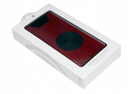 Беспроводное зарядное устройство PBM_Wireless02, 10000 mAh, красное