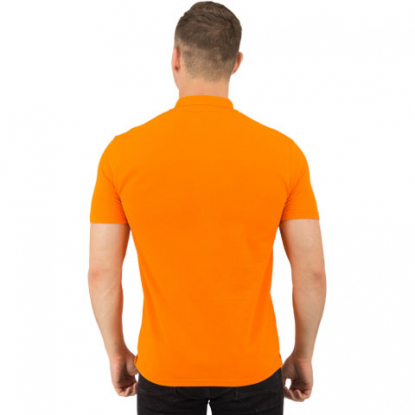 Рубашка поло Rock, мужская, оранжевая, спина
