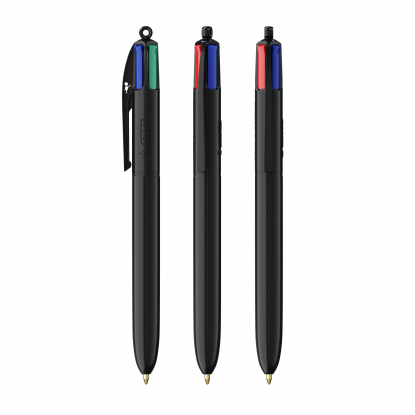 Шариковая ручка Bic 4 Colors, чёрная