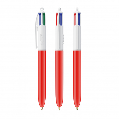 Шариковая ручка Bic 4 Colors, красная