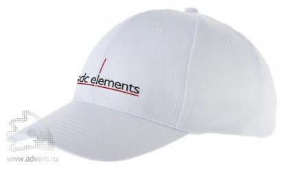 Бейсболка Detroit, белая