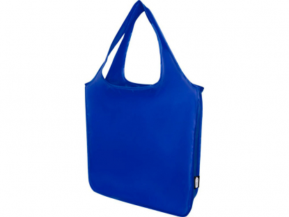 Эко-сумка Ash из переработанного PET-материала, синяя