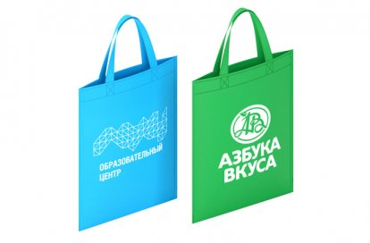 Сумки из спанбонда Стейн, пример нанесения