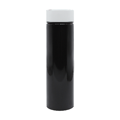 Термос с датчиком температуры Reactor duo black, черный с белым